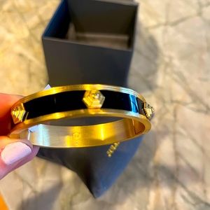 NWT Julie Vos Black and Gold Cuff
